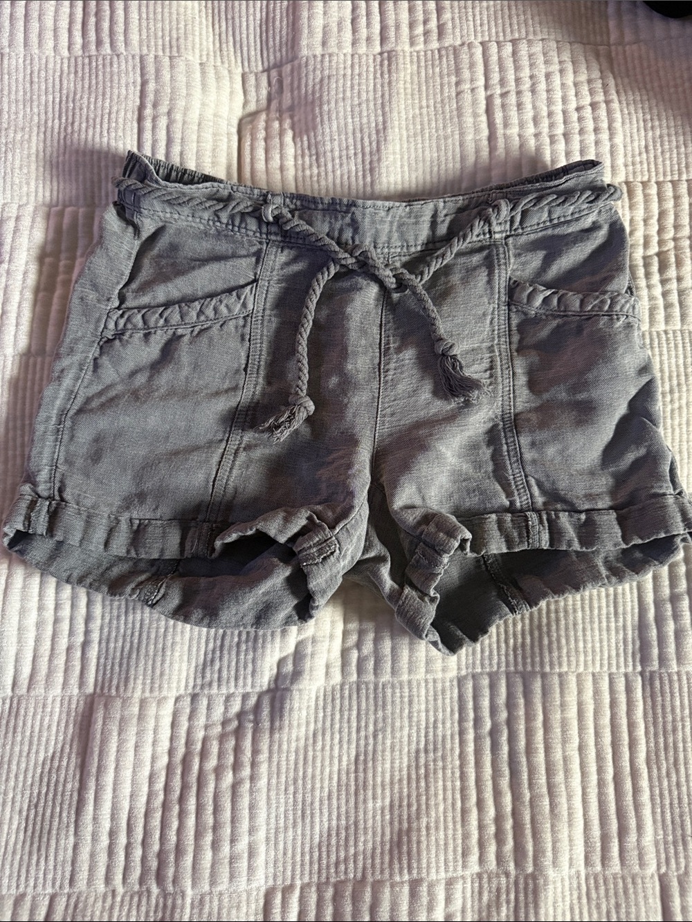 C&C California Women's Drawstring Shorts - Gray